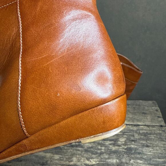 Loeffler Randall Tall Leather Riding Boots Brown Women’s 6B Made in Italy - Picture 16 of 16